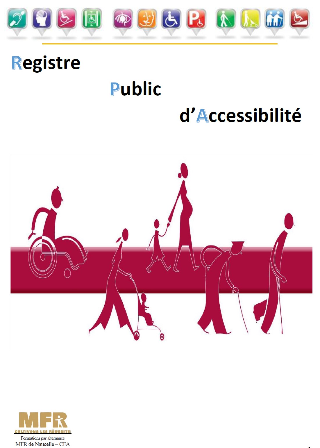 Registre accissibilité